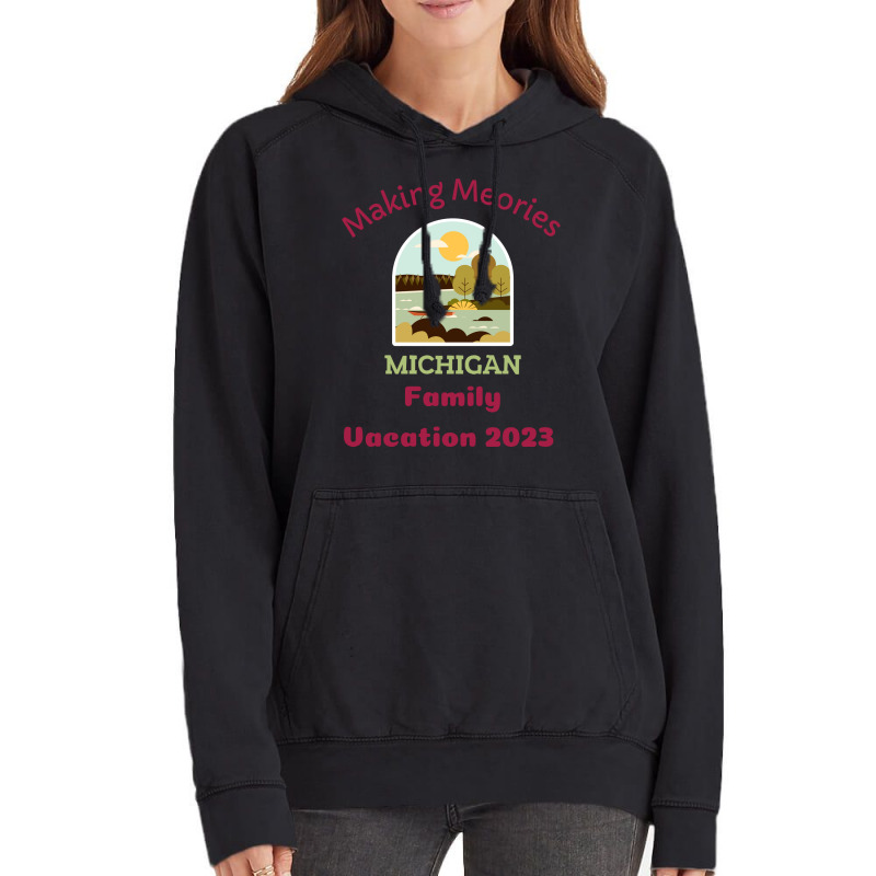 Making Memories Michigan Family Vacation 2023 Funn Vintage Hoodie | Artistshot