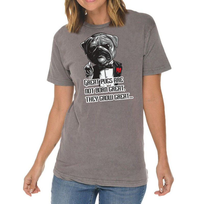 Pugfather Cute Vintage T-shirt | Artistshot