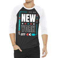 New York City  New York 3/4 Sleeve Shirt | Artistshot