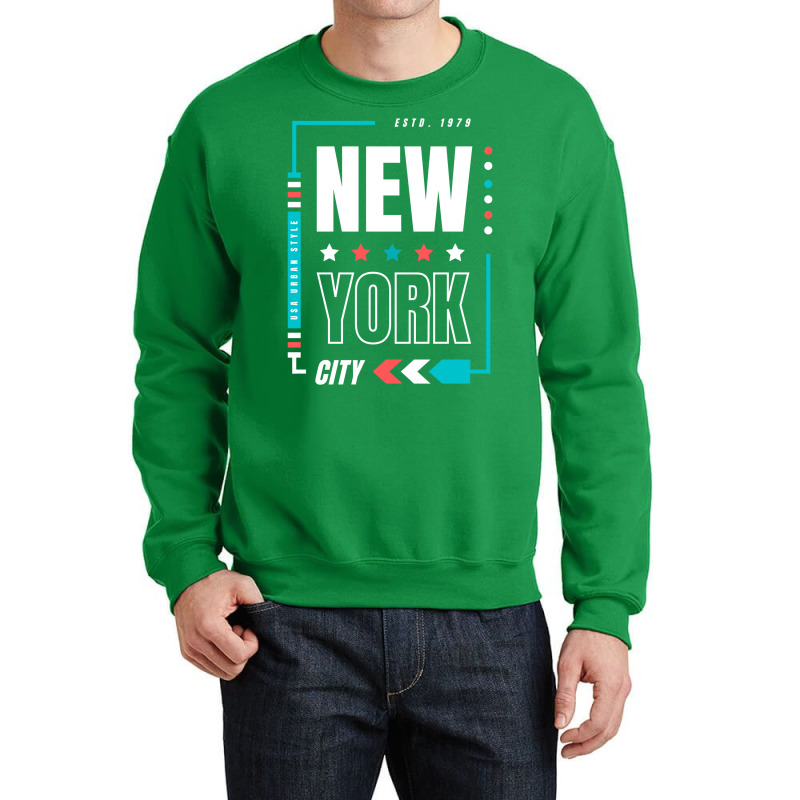 New York City  New York Crewneck Sweatshirt by amwayfigeljy | Artistshot