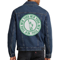 New York Pride Stamp Men Denim Jacket | Artistshot