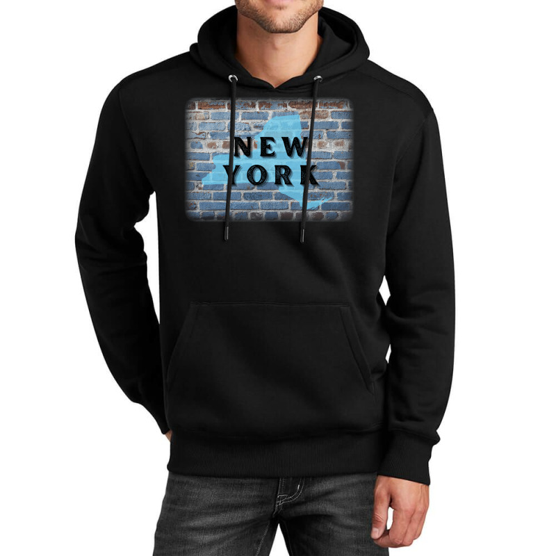 New York Brick Relief Unisex Hoodie | Artistshot