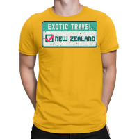 New Zealand Travel List T-shirt | Artistshot