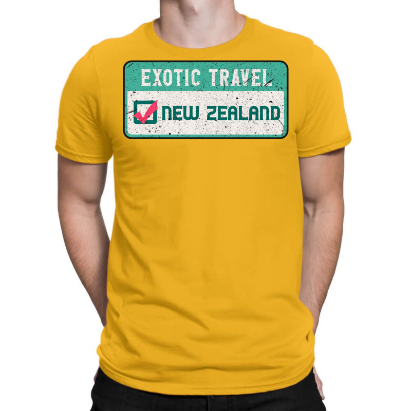 New Zealand Travel List T-shirt | Artistshot