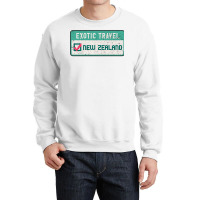 New Zealand Travel List Crewneck Sweatshirt | Artistshot