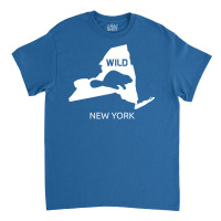 New York State Animal Beaver Silhouette Art Ny Sou Classic T-shirt | Artistshot