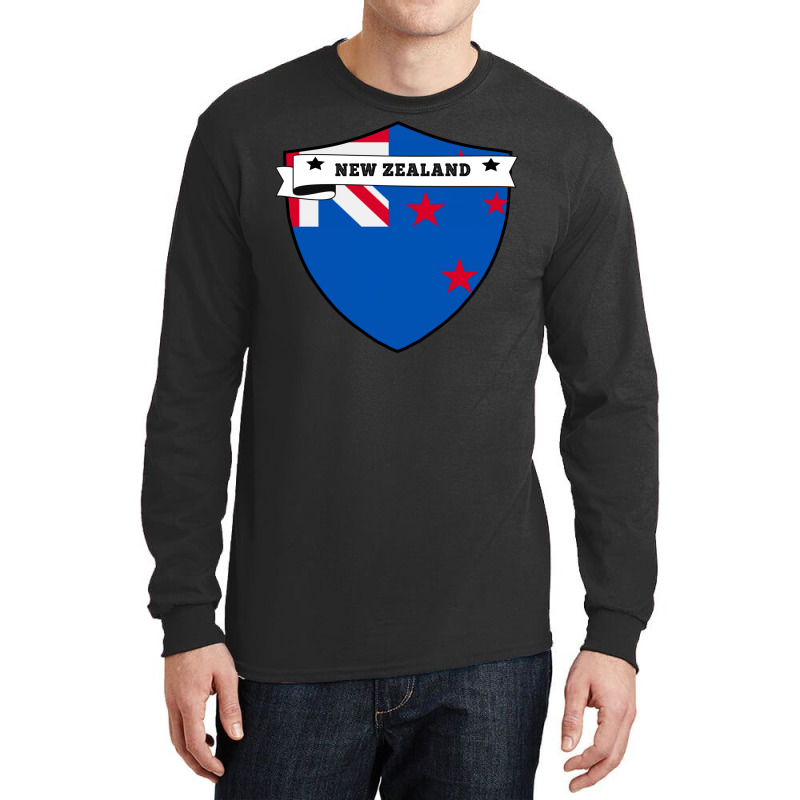 New Zealand Country Shield Long Sleeve Shirts | Artistshot