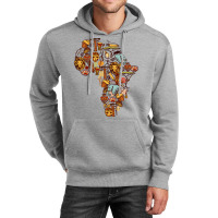 Africa Map Tribal Cultural Natural Representation Unisex Hoodie | Artistshot