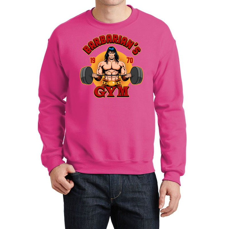 Barbarians Gym Cool Crewneck Sweatshirt | Artistshot