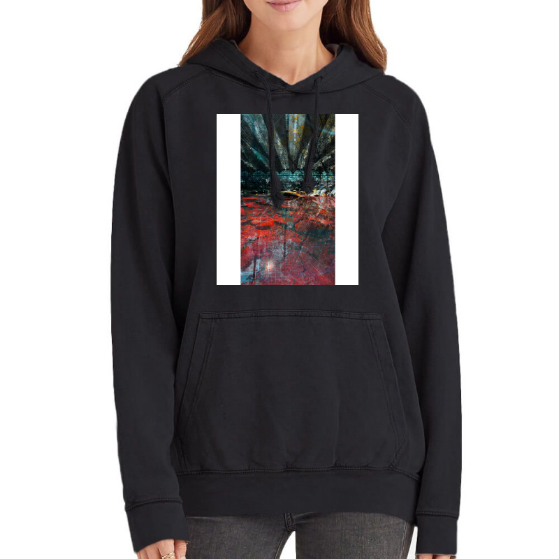 Crimson City Mapping In Jungle Collage Ecopop Boy Vintage Hoodie | Artistshot