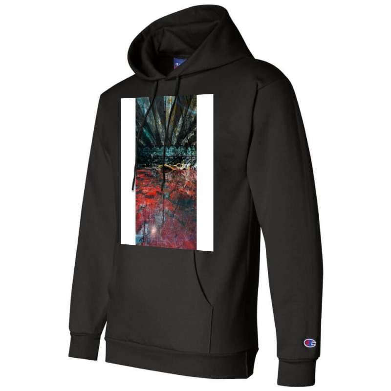 Crimson City Mapping In Jungle Collage Ecopop Boy Champion Hoodie | Artistshot