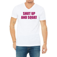 Funny Fitness Sport Gift Gym Motivation Lets Worko V-neck Tee | Artistshot