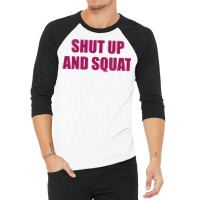 Funny Fitness Sport Gift Gym Motivation Lets Worko 3/4 Sleeve Shirt | Artistshot