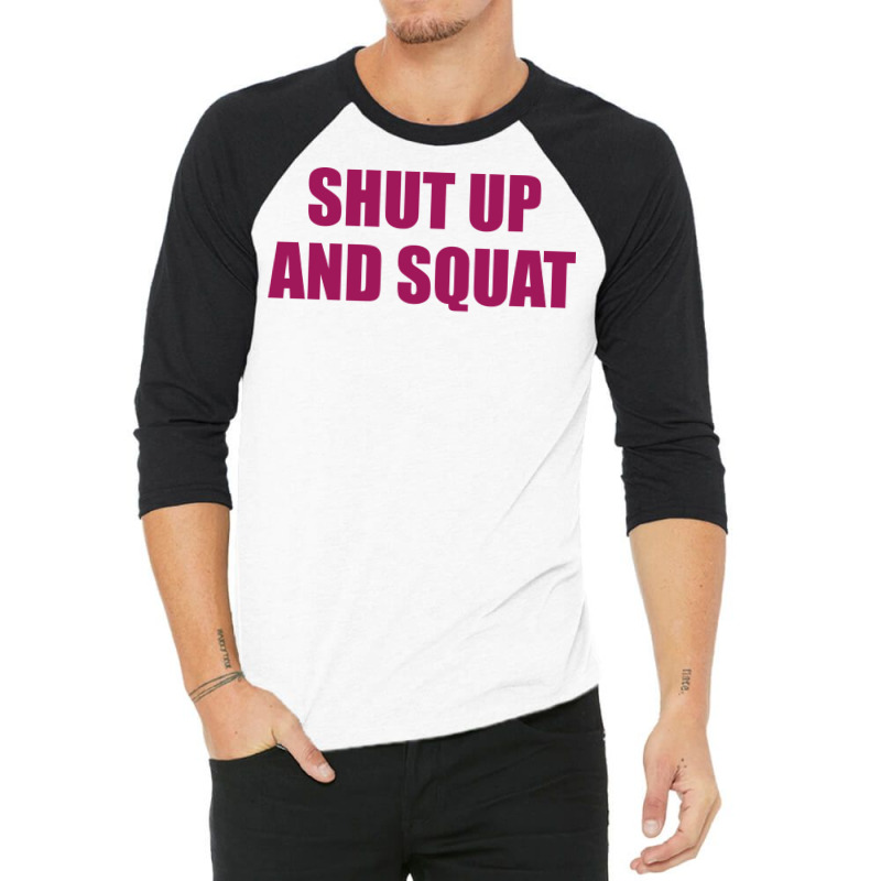 Funny Fitness Sport Gift Gym Motivation Lets Worko 3/4 Sleeve Shirt | Artistshot