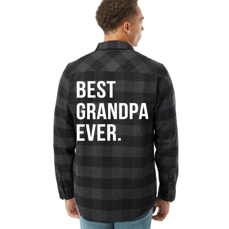 Best Grandpa Ever Funny Hipster Flannel Shirt | Artistshot