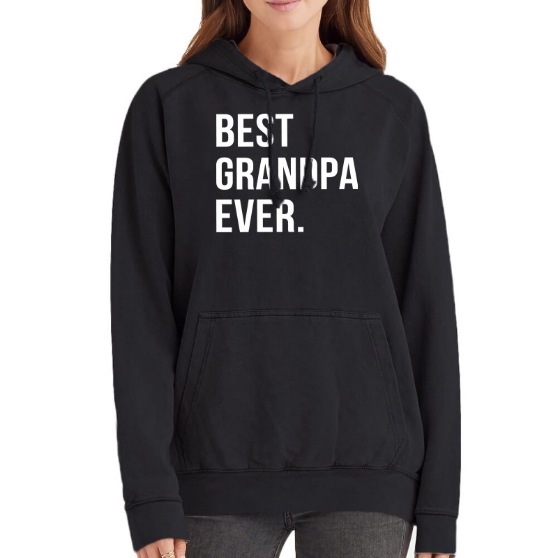 Best Grandpa Ever Funny Hipster Vintage Hoodie | Artistshot