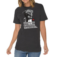 Pugfather Blue Vintage T-shirt | Artistshot