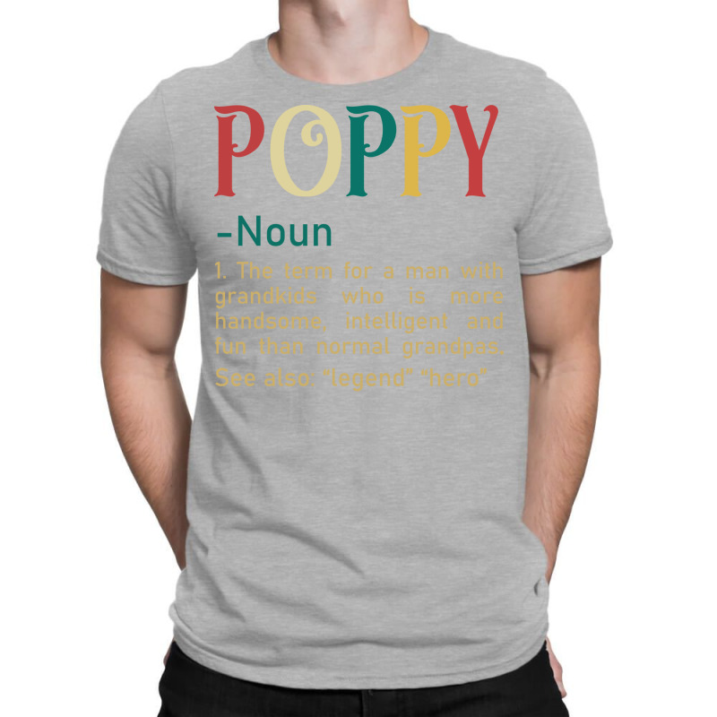 Funny Grandpa Saying Dictionary Poppy Retro T-shirt | Artistshot