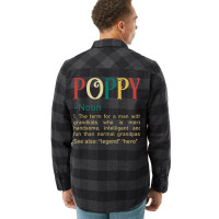 Funny Grandpa Saying Dictionary Poppy Retro Flannel Shirt | Artistshot