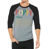 Funny Grandpa Saying Dictionary Poppy Retro 3/4 Sleeve Shirt | Artistshot