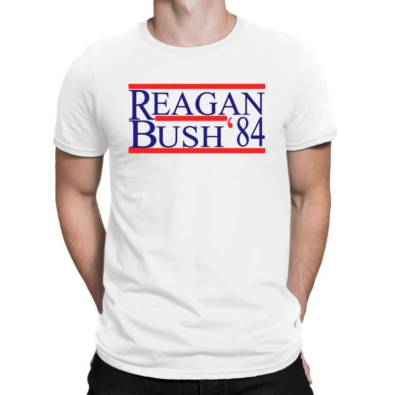 Reagan Bush 84 Retro Usa Election T-Shirt by saterseim | Artistshot