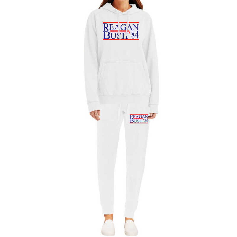 Reagan Bush 84 Retro Usa Election Hoodie & Jogger set by saterseim | Artistshot