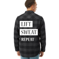 Lift Sweat Repeat Gym Yellow Flannel Shirt | Artistshot