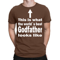 Best Godfather Uncle Of The World Blue T-shirt | Artistshot