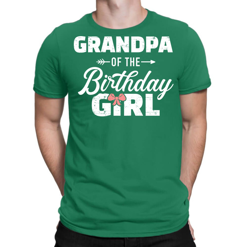 Grandpa Of The Birthday Granddaughter Girl Nature T-shirt | Artistshot