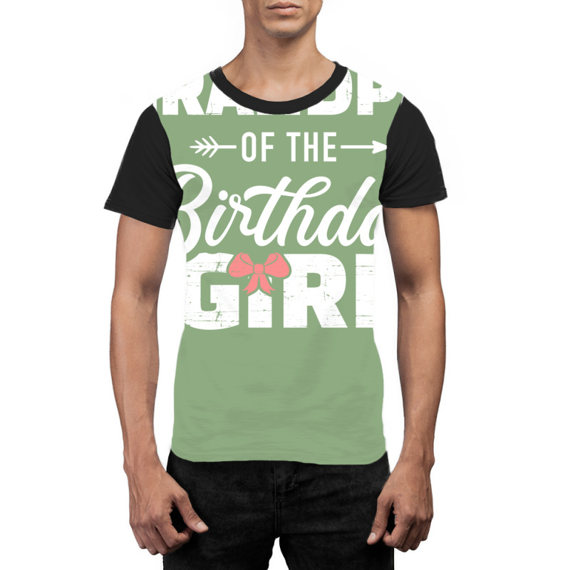 Grandpa Of The Birthday Granddaughter Girl Nature Graphic T-shirt | Artistshot