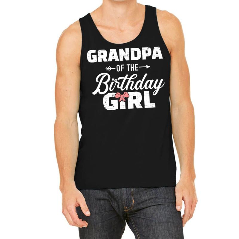 Grandpa Of The Birthday Granddaughter Girl Nature Tank Top | Artistshot