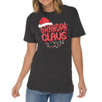 Grandpa Claus Santa Funny Christmas Pajama Matchin Vintage T-shirt | Artistshot