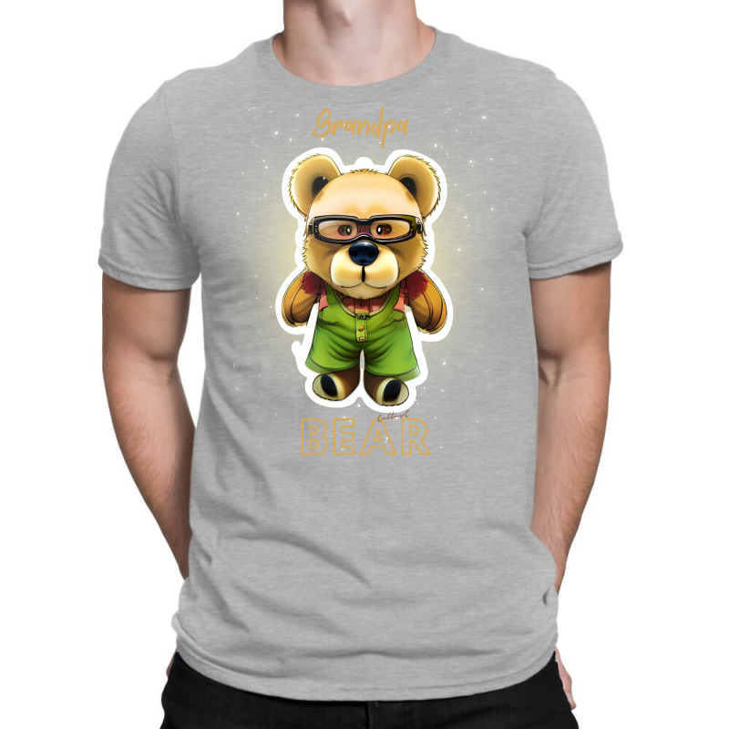 Cute Grandpa Teddy Bear 70s T-Shirt by thanetsadib | Artistshot