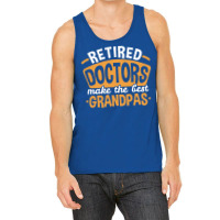 Grandpa Retired Doctor Fathers Day 80s Tank Top | Artistshot