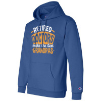 Grandpa Retired Doctor Fathers Day 80s Champion Hoodie | Artistshot