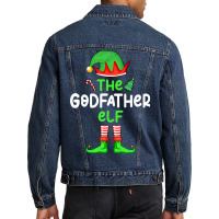 Im The Godfather Elf Christmas Family Matching Paj Men Denim Jacket | Artistshot