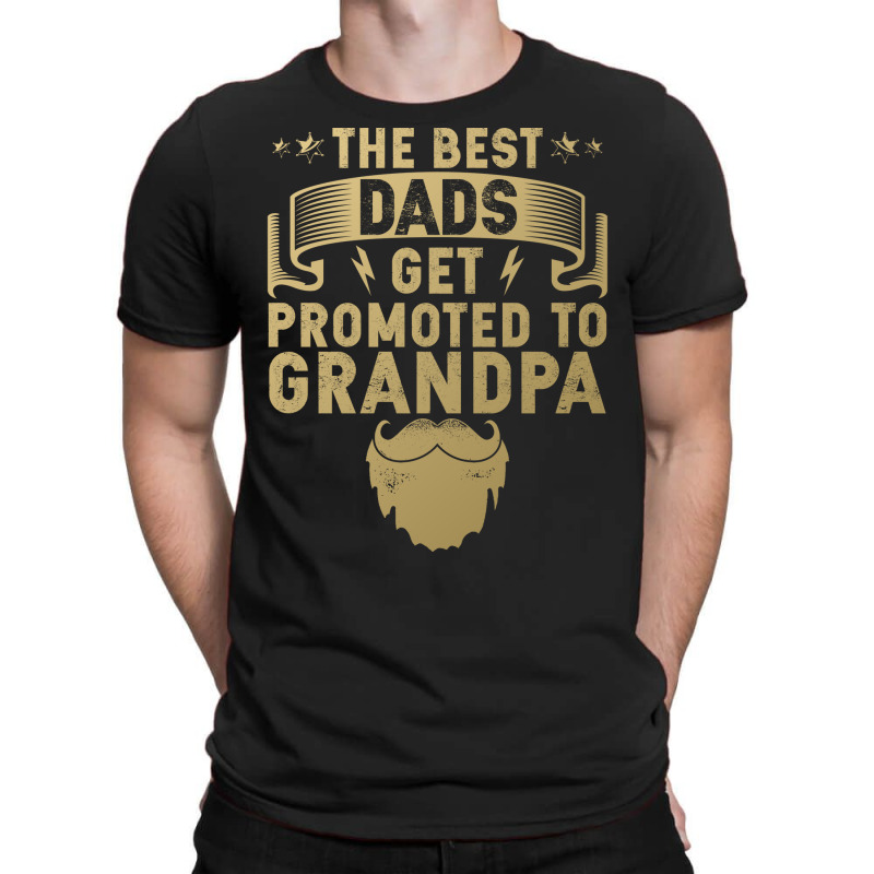 Promoted To New Grandpa Yellow T-shirt | Artistshot