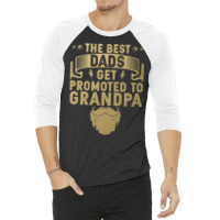 Promoted To New Grandpa Yellow 3/4 Sleeve Shirt | Artistshot