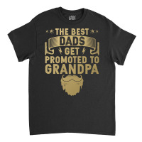 Promoted To New Grandpa Yellow Classic T-shirt | Artistshot