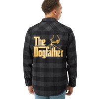 The Dogfather Gold Hipster Flannel Shirt | Artistshot