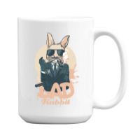 Bad Rabbit Cool Gangsta 70s 15 Oz Coffee Mug | Artistshot