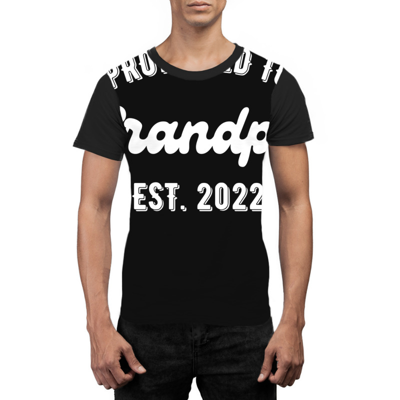 Promoted To Grandpa Est 2022 Travel Graphic T-shirt | Artistshot