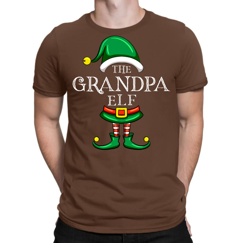 The Grandpa Elf Matching Family Christmas Pajama R T-shirt | Artistshot