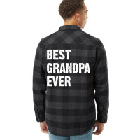 Best Grandpa Ever Nostalgia Flannel Shirt | Artistshot