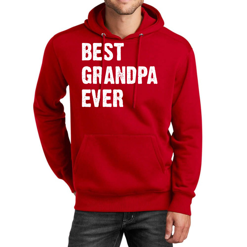 Best Grandpa Ever Nostalgia Unisex Hoodie | Artistshot