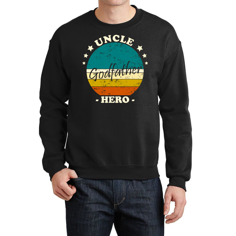 Uncle Godfather Hero Vintage Love Crewneck Sweatshirt | Artistshot