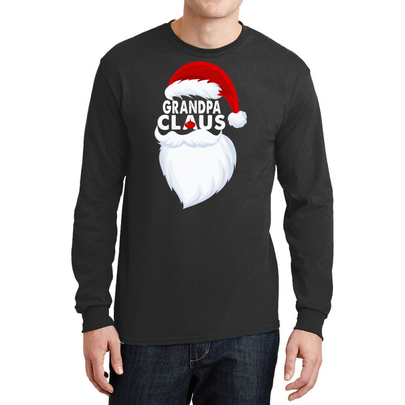 Grandpa Claus Christmas Funny Long Sleeve Shirts | Artistshot