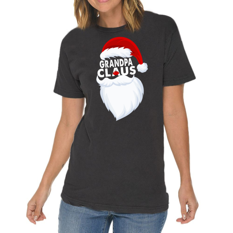 Grandpa Claus Christmas Funny Vintage T-shirt | Artistshot