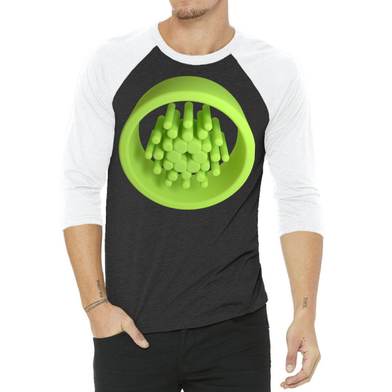 3d Cardano Rubber 3/4 Sleeve Shirt by goyardbhujg | Artistshot