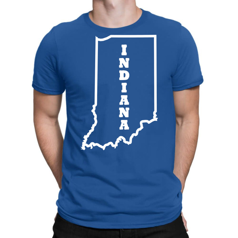 Indiana Outline Text Cool T-Shirt by meaneyantichy | Artistshot